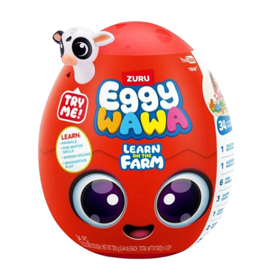 Set de joaca Surprize in ou, Eggy Wawa - Ferma animalelor