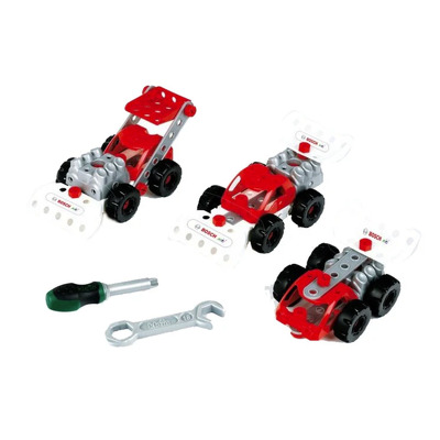 Set de masini Bosch Multi Tech 3 in 1. Echipa de curse cu 35 piese