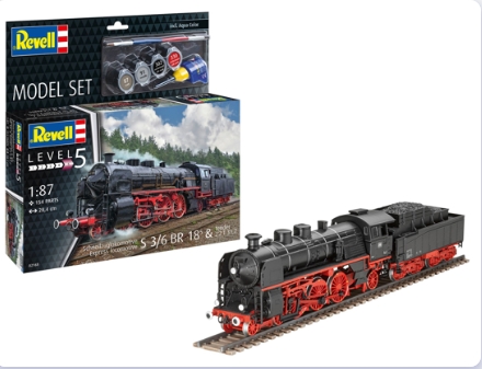 Set de modele de locomotiva pentru tren expres
