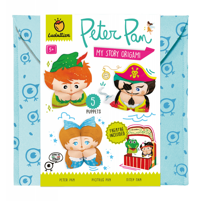 Set de Teatru de Papusi Origami – Aventurile lui Peter Pan, +5 ani, Ludattica