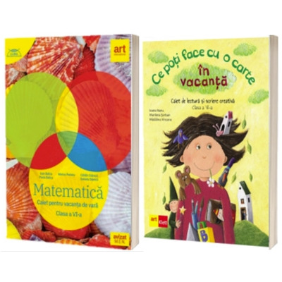 Set Educational Vacanta Clasa a VI-a: Lectura Creativa si Exercitii Matematica