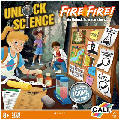 Set experimente Unlock Science: Incendiul din jungla
