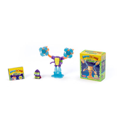 Set figurina cu accesoriu SUPERTHINGS - Neon Power Exoskeleton
