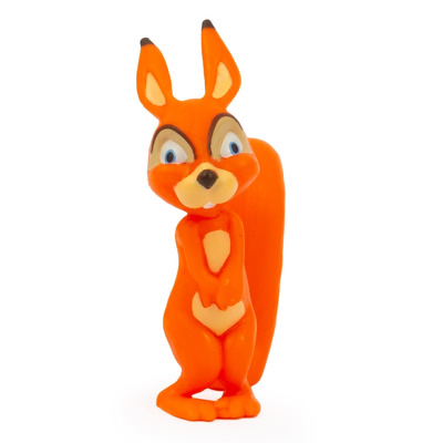 Set Figurina in Capsula Capsunica. Veverita si 1 buc Mini Figurina Surpriza