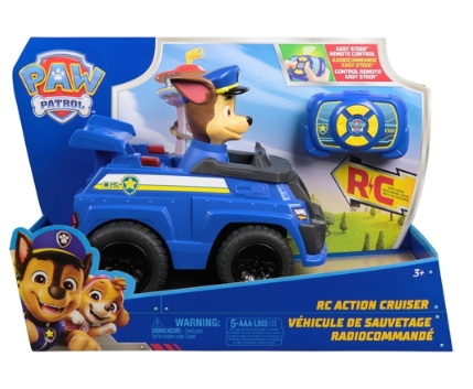 Set figurina si vehicul Chase cu radio comanda - Paw Patrol