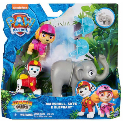 Set Figurine Spin Master Paw Patrol Marshall, Skye si Elephant