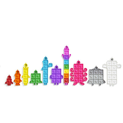 Set jucarii senzoriale - Numberblocks de la 1 la 10