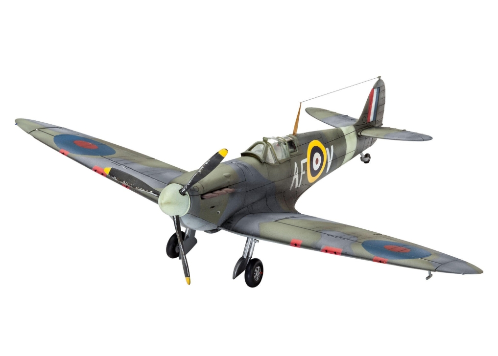 Set macheta Revell avion Spitfire Mk.IIa, scara 1:72, kit constructie model RAF