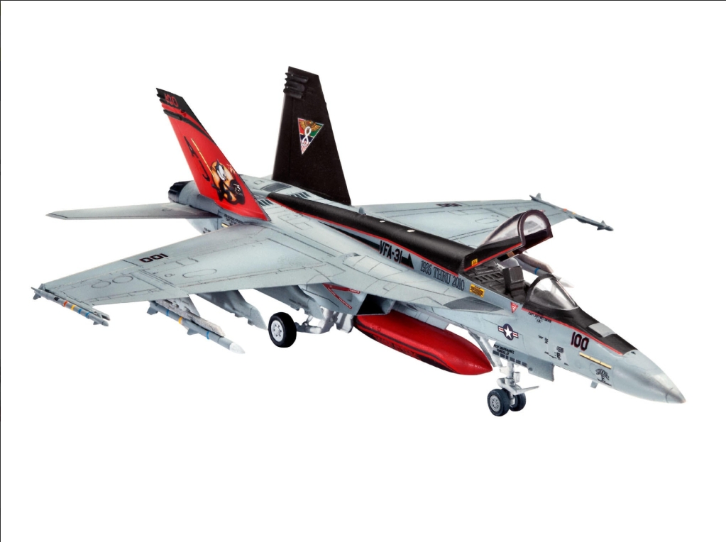 Set macheta Revell avion Super Hornet, kit constructie model militar