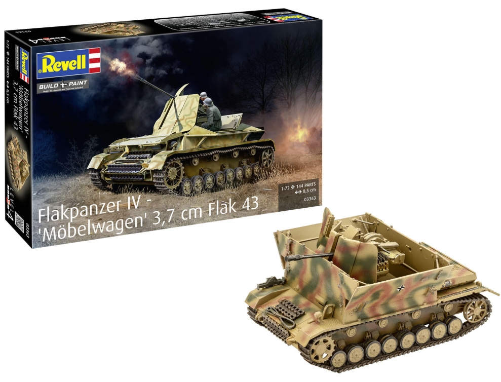Set macheta Revell vehicul militar Flakpanzer IV