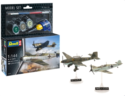 Set model avioane Messerschmitt si Junkers