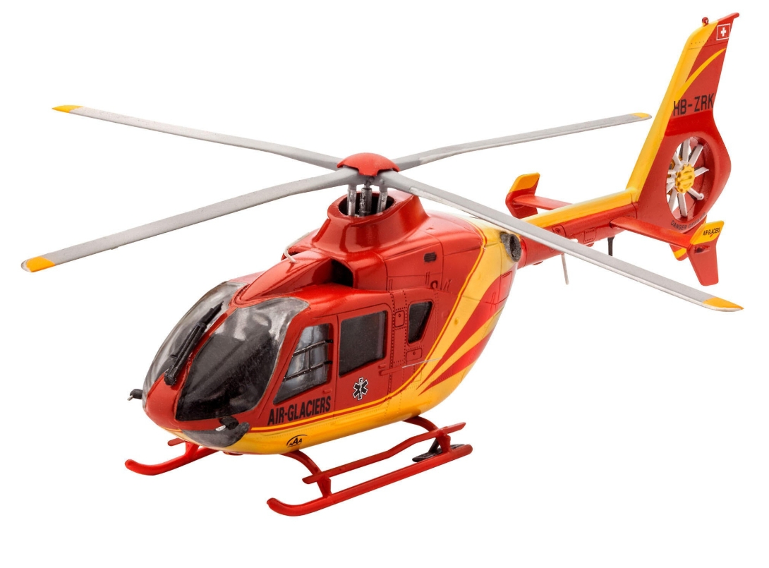Set Model EC135 Air - Glaciers. Kit de model Revell cu accesorii de baza