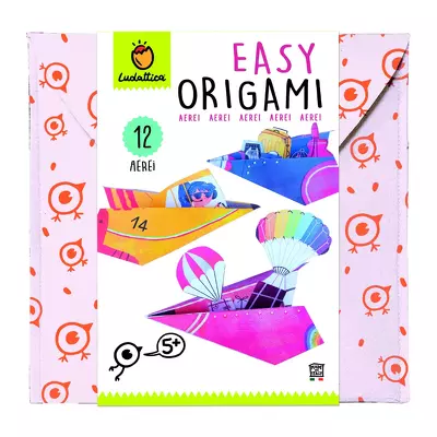 Set Origami incepatori - Avioane, Ludattica, 4-5 ani +