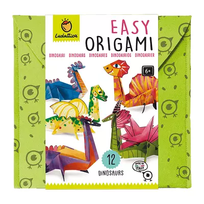 Set Origami incepatori - Dinozauri, Ludattica, 6-7 ani +