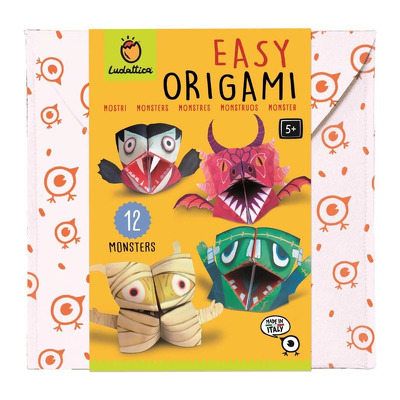 Set Origami incepatori - Monstri 2023, Ludattica, +5 ani