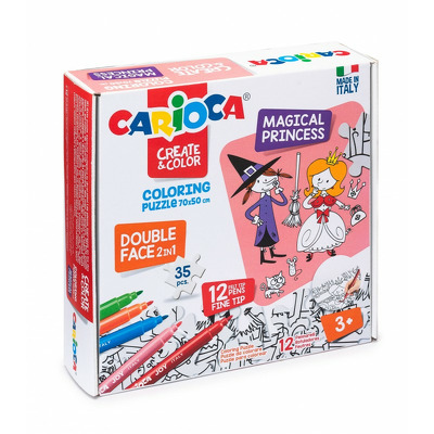 Set puzzle cu 12 carioci Magical Princess