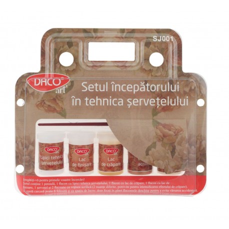 Setul incepatorului in tehnica servetelului, Daco