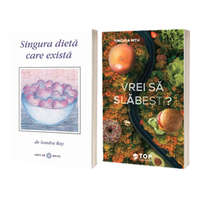 Set 2 carti despre nutritie: Singura dieta care exista si Vrei sa slabesti?