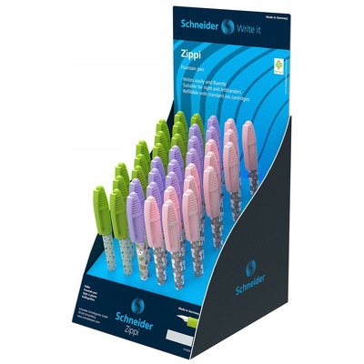 SIS Display Schneider Zippi, 40 rollere cu cartus - (14 x S-187504, 13 x S-187508, 13 x S-187509)