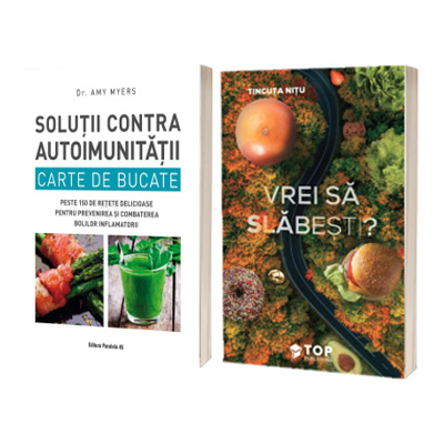 Pachet 2 carti despre nutritie:  Vrei sa slabesti? si Solutii contra autoimunitatii