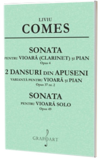 Sonata,op. 4, 2 Dansuri din Apuseni, op. 37 nr. 2, Sonata op. 49