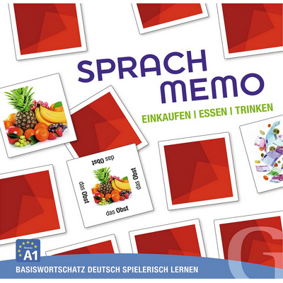 Sprachmemo Deutsch. Einkaufen, Essen, Trinken Sprachspiel A1