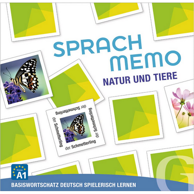 Sprachmemo Deutsch. Natur und Tiere Sprachspiel A1