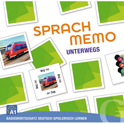 Sprachmemo Deutsch. Unterwegs Sprachspiel A1