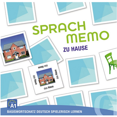 Sprachmemo Deutsch. Zu Hause Sprachspiel A1