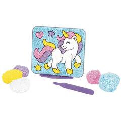 Spuma de modelat - Coloram unicornul