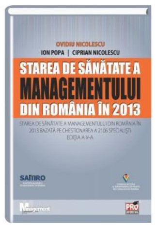Starea de sanatate a managementului din Romania in 2013