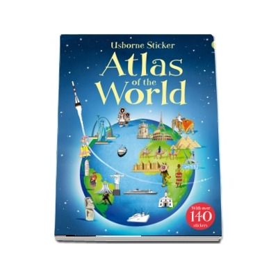 Sticker atlas of the world