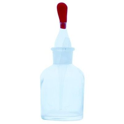 Sticla alba cu picurator 125 ml