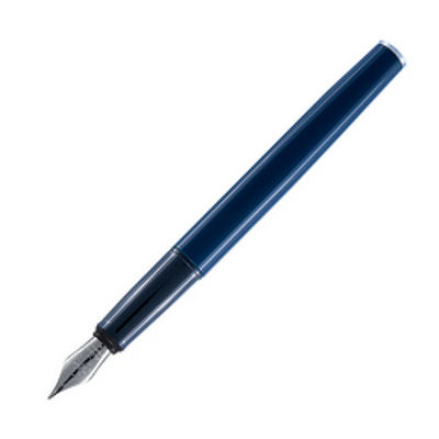 Stilou DIPLOMAT Esteem, cu penita B, din otel inoxidabil - dark blue lacquer