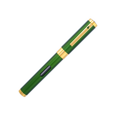 Stilou DIPLOMAT Nexus, cu penita M, din otel inoxidabil - green gold