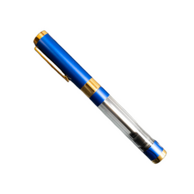 Stilou DIPLOMAT Nexus Demo, cu penita M, din otel inoxidabil - blue gold