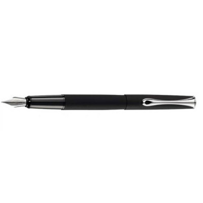 Stilou Esteem, cu penita F, din otel inoxidabil - black Barley