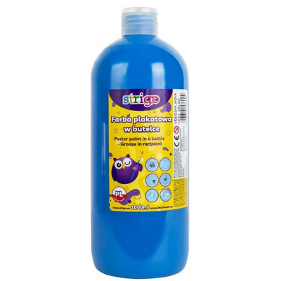 Strigo Guase in recipient 1000 ml, albastru deschis