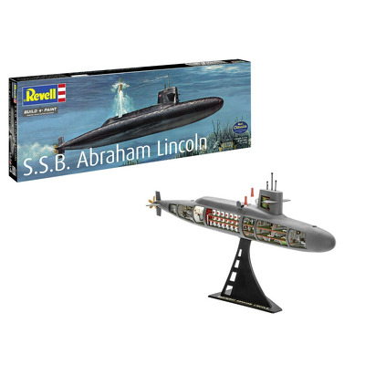 Submarin S.S.B. Abraham Lincoln cu interior