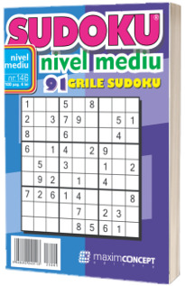 Sudoku nivel mediu. 91 grile sudoku. Numarul 146