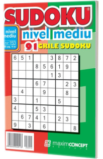 Sudoku nivel mediu. 91 grile sudoku. Numarul 153