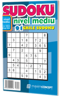 Sudoku nivel mediu nr. 183 Sudoku nivel mediu nr. 183