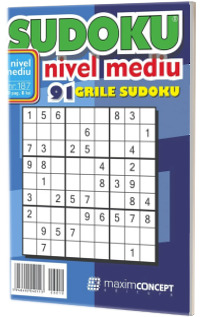 Sudoku nivel mediu. Numarul 187 Sudoku nivel mediu. Numarul 187
