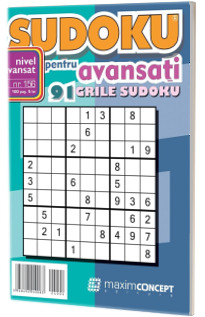 Sudoku pentru avansati. 91 grile sudoku. Numarul 156