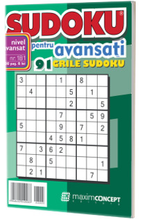 Sudoku pentru avansati, nr. 181 Sudoku pentru avansati, nr. 181