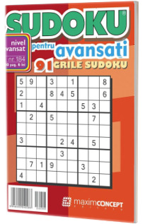 Sudoku pentru avansati nr. 184 Sudoku pentru avansati nr. 184