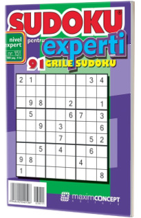 Sudoku pentru experti. 91 grile sudoku. Numarul 151