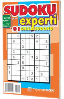 Sudoku pentru experti. 91 grile sudoku. Numarul 152