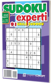 Sudoku pentru experti. 91 grile sudoku. Numarul 153