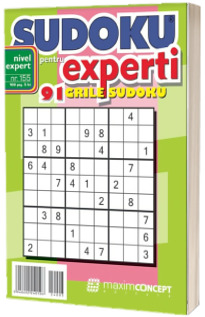 Sudoku pentru experti. 91 grile sudoku. Numarul 155